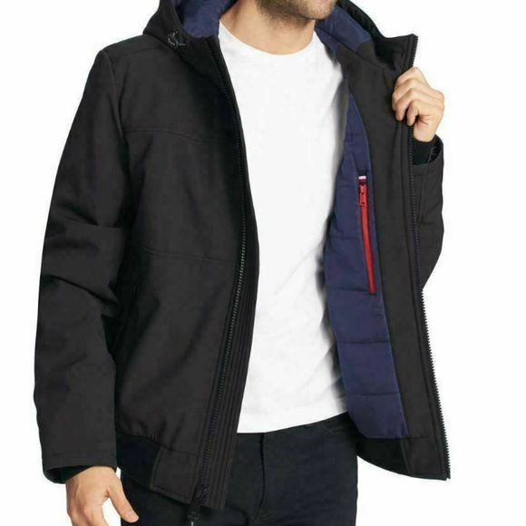 Tommy Hilfiger Men's Soft-Shell Bomber Jacket - Picture 3 of 3